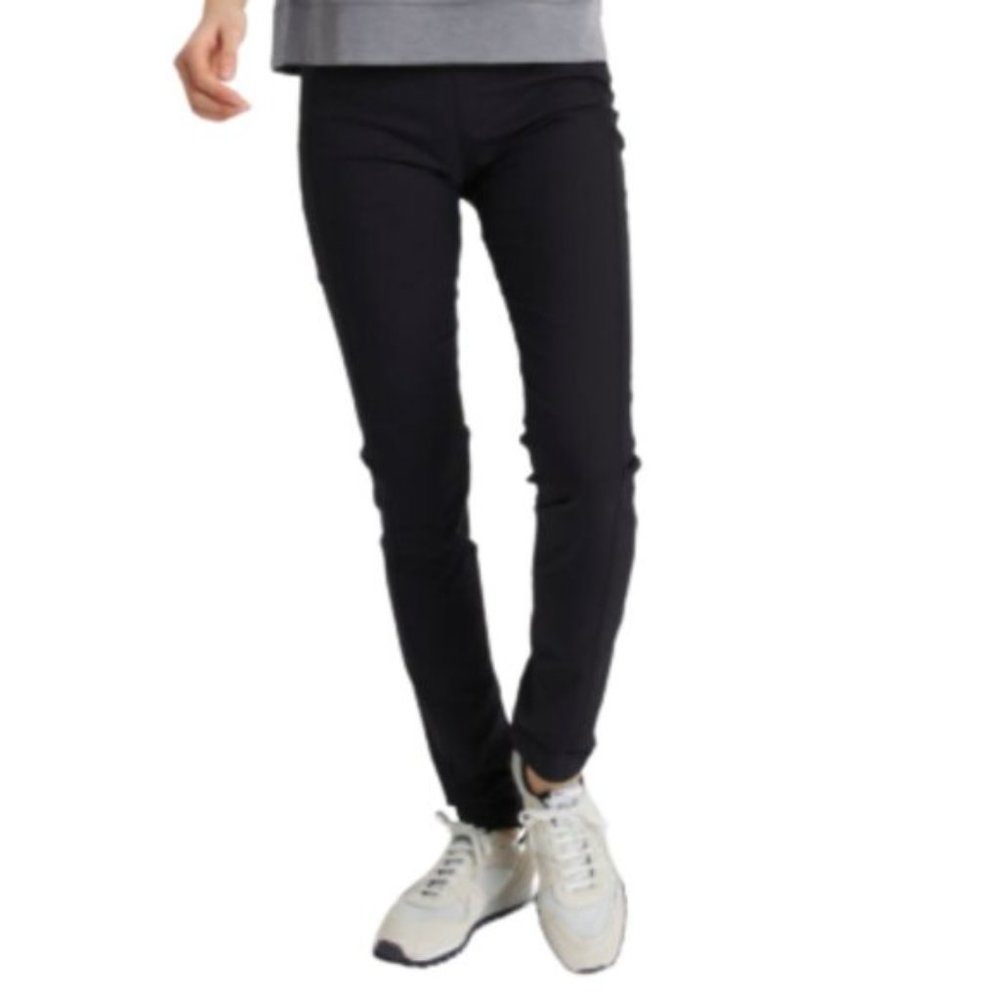 Kit & Ace Navigator Classic Pants - Size 6 - Black, Skinny, Side-Zip,